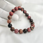 Natural 10mm Rhodonite Stone Bracelet