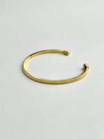 Stainless Steel Cable Wire Twisted Cuff Bangle Bracele - Image 3