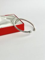 Stainless Steel Cable Wire Twisted Cuff Bangle Bracele - Image 4