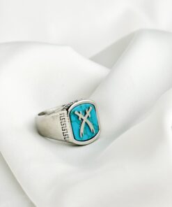 Turquoise Ferooza Men Ring