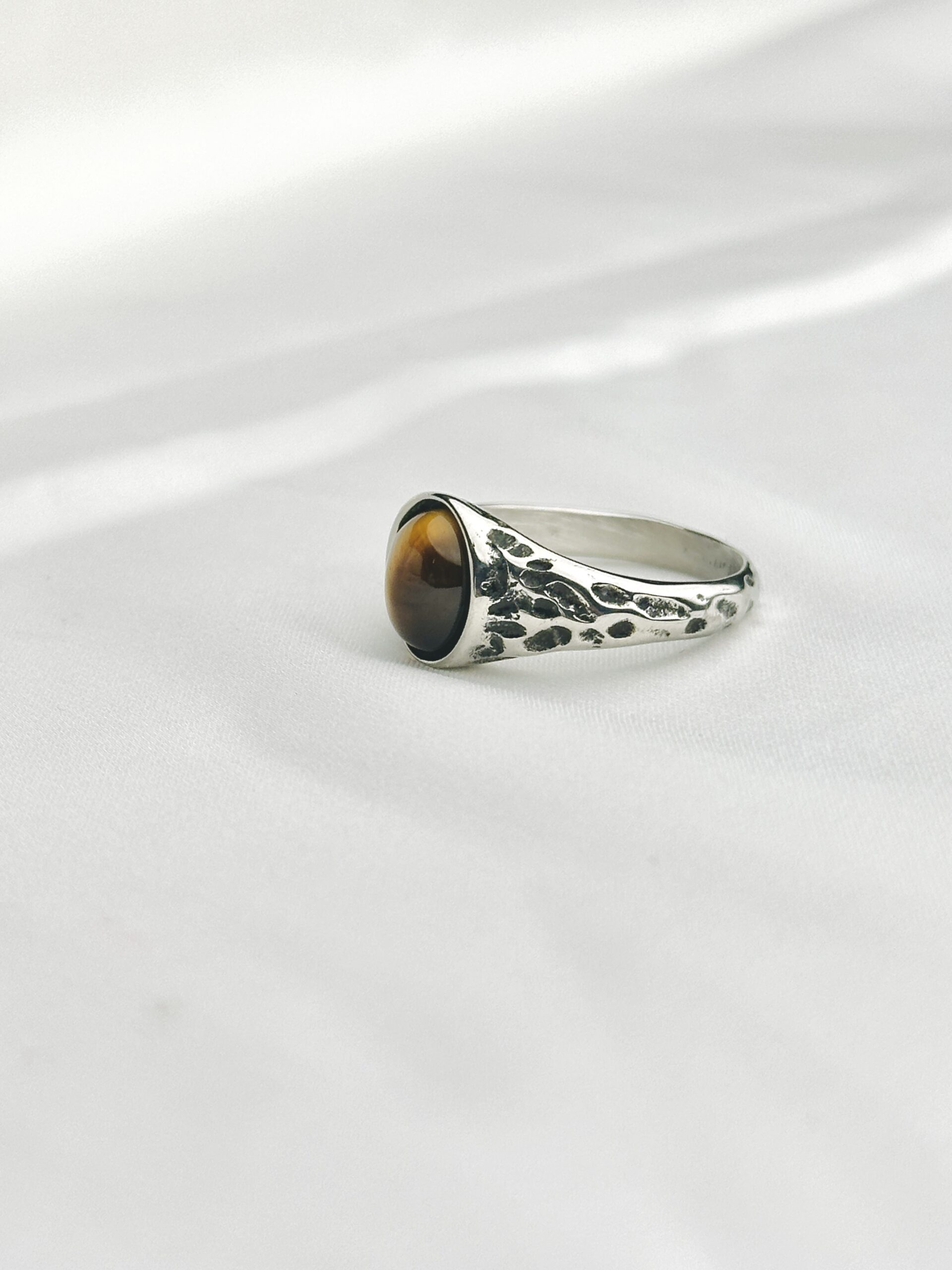 IMG_4582 Tiger's Eye Gemstone Ring - Image 1
