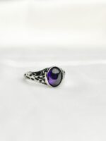 Amethyst Solitaire Ring - Image 2