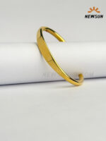 Simple xuping Gold  Color  Cuff Bangle