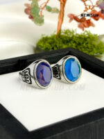 100% Color Changing   Zirconia Stone Men's Ring 1 piece - Image 2
