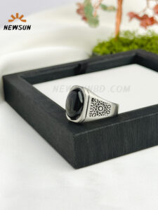 Aqeeq  Stone  Ring Mens