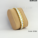 Ceramic & 316L Stainless Steel Magnetic Bracelet For Men