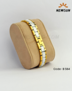 Ceramic & 316L Stainless Steel Magnetic Bracelet For Men - Image 5