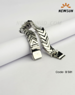 20mm Snake Bone Link Clavicle Chain Stainless Steel Bracelet - Image 2