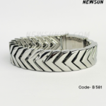 20mm Snake Bone Link Clavicle Chain Stainless Steel Bracelet