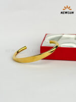 Simple xuping Gold  Color  Cuff Bangle - Image 3