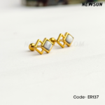 Stainless Steel Triangle Stud Earrings