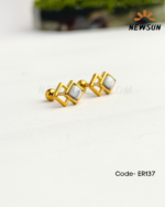 Stainless Steel Triangle Stud Earrings
