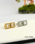 10mm Square Shaped Earring