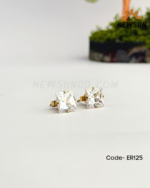 Zirconia Square Cartilage Stud Earrings - Image 3