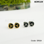 NEW Mercedes Earrings -2 pc