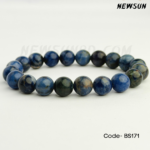 Natural Sodalite  8mm Crystal Stretch Bracelet BS171