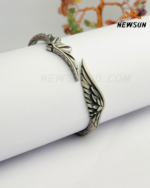 100% Stainless Steel Angel Wings  Cuff Bracelet - Image 5