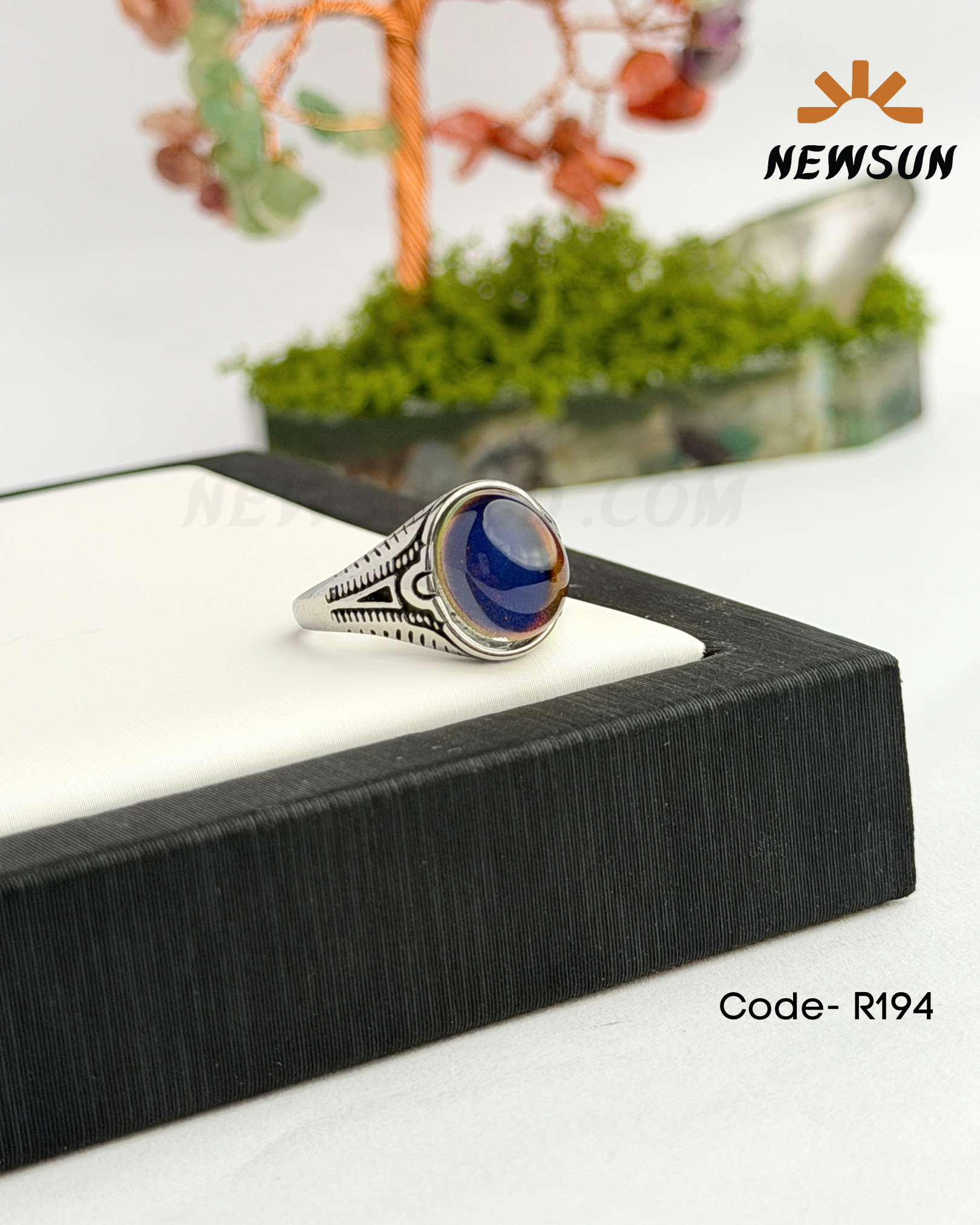 Code - B 520-252 100% Color Changing Stone Ring 1 piece - Image 1