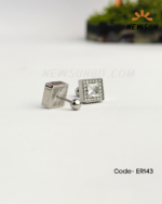 10mm Square Shaped Earring - Image 2