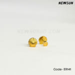 8MM Hypoallergenic Screw Plug Shell Earrings