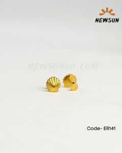 8MM Hypoallergenic Screw Plug Shell Earrings