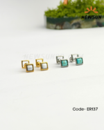 Turquoise Marquise Sunflower Ear Tragus Stud - Image 3