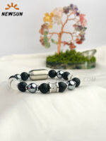 10MM AAA Grade Clear Quartz Stainless Steel ,Bracelet - Image 3