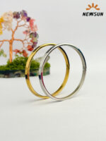 4mm Versace Engraved Bangle With Clasp - Image 2