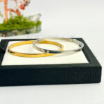 4mm Versace Engraved Bangle With Clasp