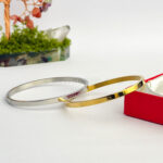 4mm Gucci Engraved Bangle With Clasp