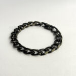 Salty Alpha Hades Classic Black Thick Bracelet for Men