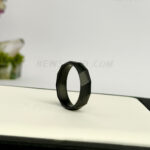 Black Plated Minimalist  Rings