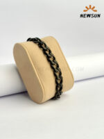 Salty Alpha Hades Classic Black Thick Bracelet for Men - Image 4