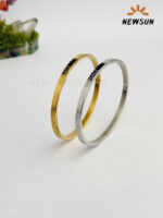 4mm Versace Engraved Bangle With Clasp - Image 3