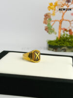 Natural Stone Zulfiqar Sword  Handmade Ring - Image 2