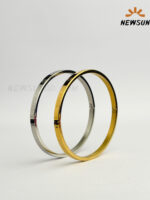 4mm Gucci Engraved Bangle With Clasp - Image 4