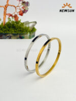 4mm Gucci Engraved Bangle With Clasp - Image 3