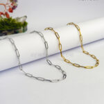 Classic Punk Paperclip Link Alloy Chain