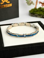 100% SS & Ceramic 2 IN 1 Reversible  Luxury Design B571 Bracelet - Image 5