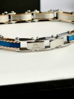 100% SS & Ceramic 2 IN 1 Reversible  Luxury Design B571 Bracelet - Image 6