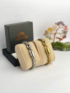 100% SS Franco Chain Lobster Clasp Lock Bracelet