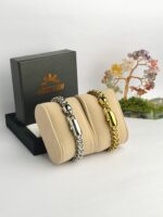100% SS Franco Chain Lobster Clasp Lock Bracelet