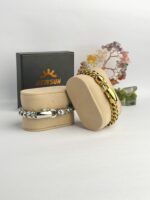 100% SS Franco Chain Lobster Clasp Lock Bracelet - Image 2