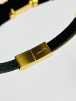 Titanium-Steel and Leather Bracelet - Image 5