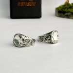 Men's Ring White Cubic Zirconia Stone
