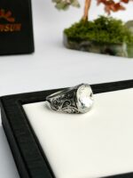 Men's Ring White Cubic Zirconia Stone - Image 3