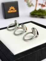 100% New Spinner Ring With Natural Stone - Image 3