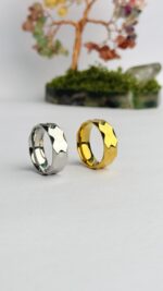 100% SS Facetted Ring - Image 2