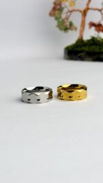 100% SS Facetted Ring - Image 4
