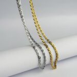 3mm The Monarch Link Chain 24 Inch Necklace